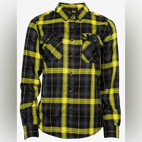 DIXXON Tops - New DIXXON The Rancid Flannel Women’s BNIB